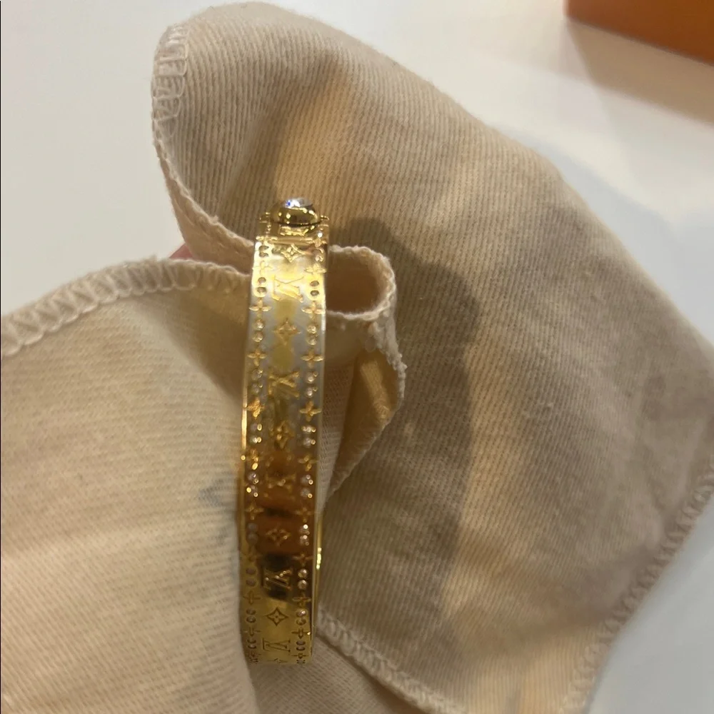 Louis Vuitton Monogram Gold Bracelet - Picture 8 of 8